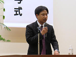 Mr. Ichikawa commenting on Gifu University's COC program

