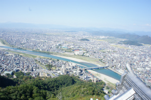 岐阜城からの眺め