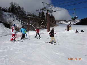 スキー練習