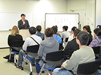 森脇学長 歓迎のあいさつ