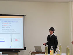 学生による成果発表