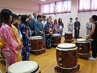 Students listening carefully to the instructor