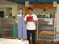 A speech from Mr. Lee Hyun Bo, Mokpo National University student