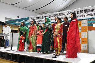 Performance by the students