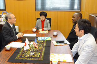 Meeting with Dr. Suzuki