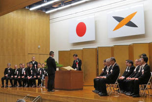 学位授与式の様子