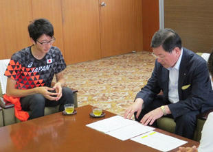 学長報告の様子