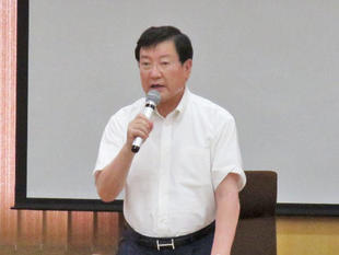 森脇学長による挨拶