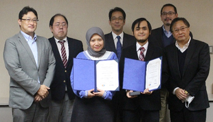 ポスターセッション受賞者（岐阜大学会場）集合写真