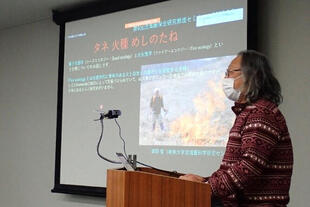 津田准教授による最終講義の様子