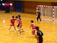 西日本インカレでの試合の様子