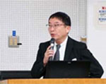 概要説明する廣瀬特任准教授