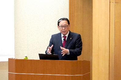 学長報告の様子