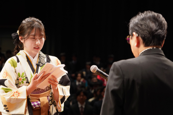 卒業生代表謝辞