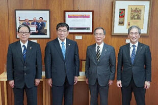 岐阜県知事との集合写真