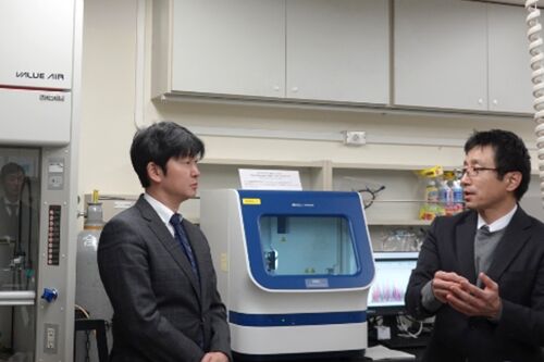 ゲノム研究棟視察