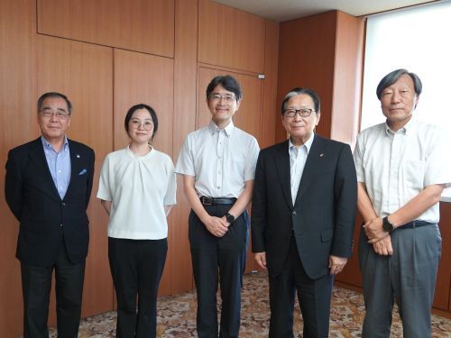 文部科学省研究振興局学術研究推進課長が本学を訪問しましたのアイキャッチ画像