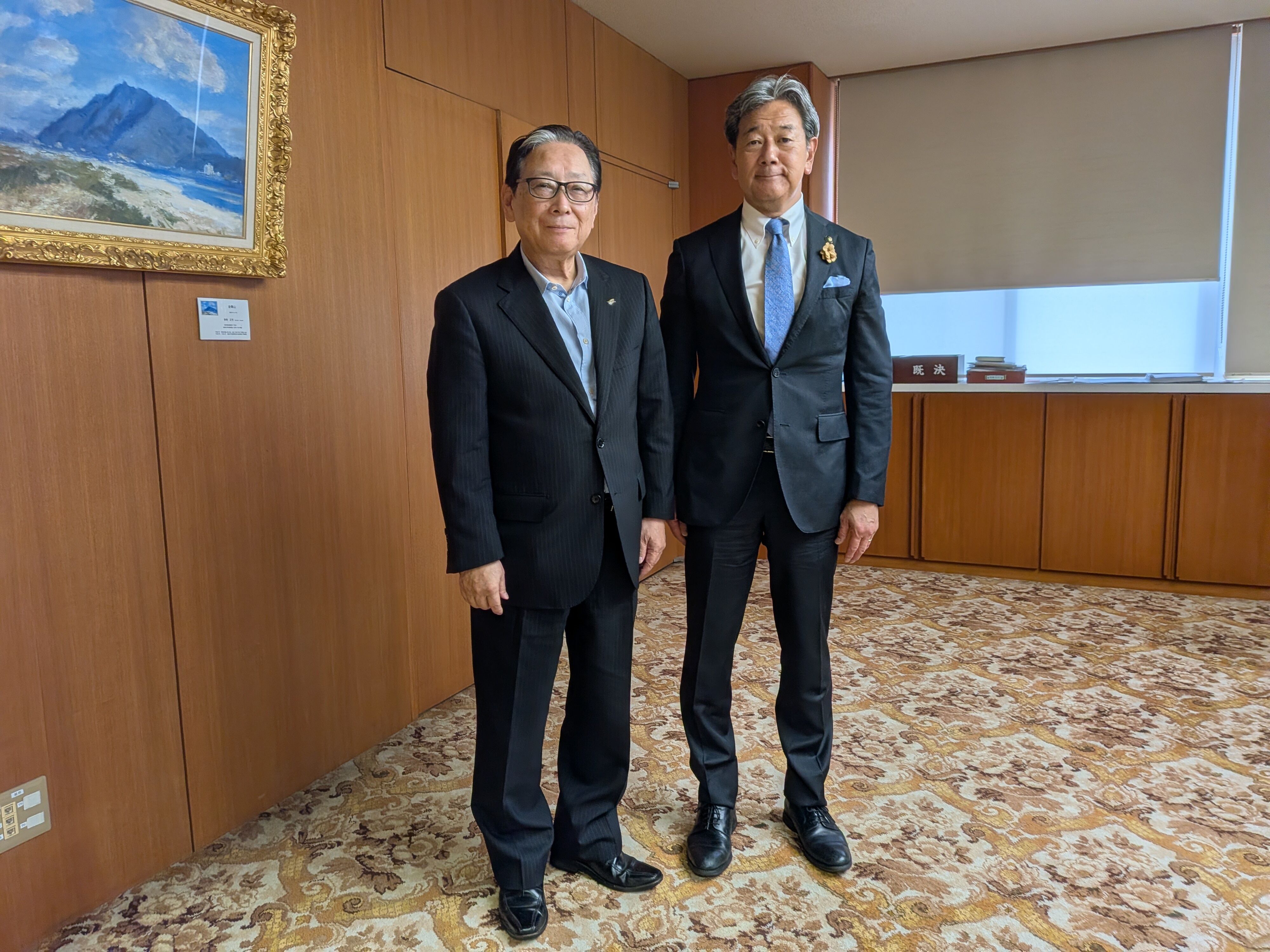 高山市の田中明市長が来訪されましたのアイキャッチ画像